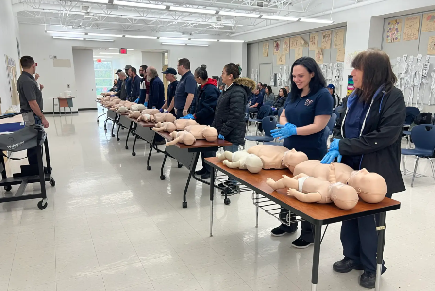Mental health first aid training discussion